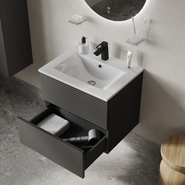 Изображение товара Тумба под умывальник IDDIS Bild / BIL60G0i95 (темно-серый)