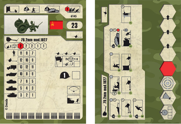 Изображение товара Сборная модель Звезда Советская 76-мм полковая пушка / 6145