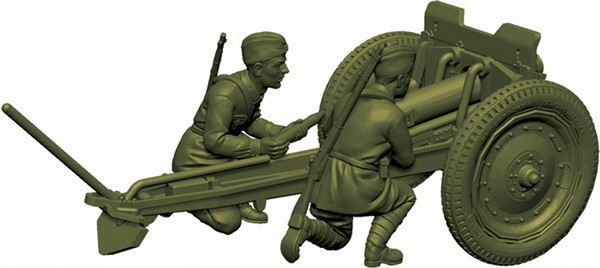 Изображение товара Сборная модель Звезда Советская 76-мм полковая пушка / 6145