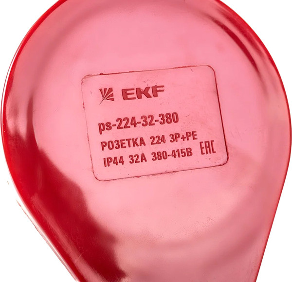 Изображение товара Розетка силовая EKF PROxima PS-224-32-380