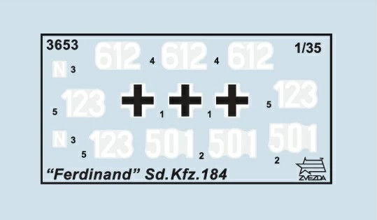 Изображение товара Сборная модель Звезда Немецкий истребитель танков Фердинанд / 3653