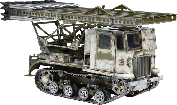 Изображение товара Сборная модель Звезда Тягач СТЗ-5 с реактивным минометом  БМ-13 Катюша / 3700