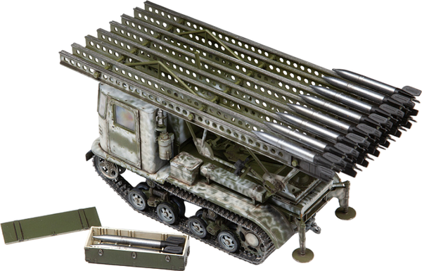 Изображение товара Сборная модель Звезда Тягач СТЗ-5 с реактивным минометом  БМ-13 Катюша / 3700