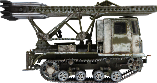 Изображение товара Сборная модель Звезда Тягач СТЗ-5 с реактивным минометом  БМ-13 Катюша / 3700