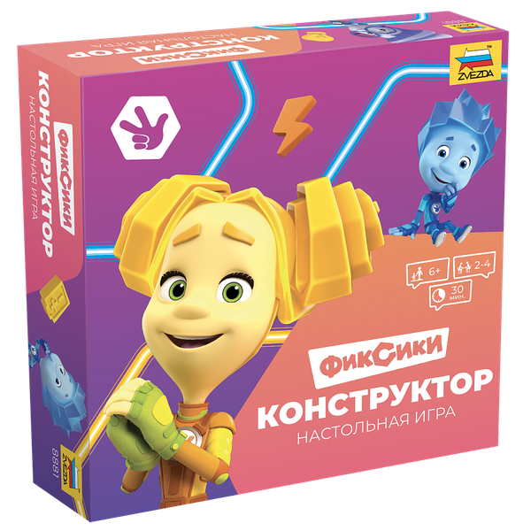 Изображение товара Настольная игра Звезда Фиксики. Конструктор / 8881