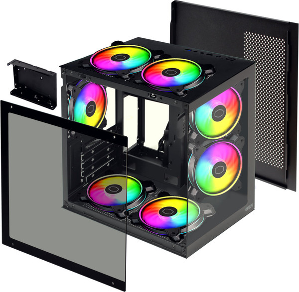 Изображение товара Корпус для компьютера Ginzzu V100 (черный)