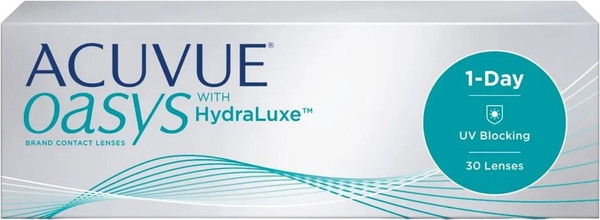 Изображение товара Комплект контактных линз Acuvue Oasys 1 Day With Hydraluxe Sph -11.00 R8.5 D14.3 (30шт)