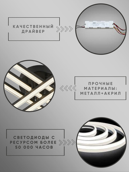 Изображение товара Люстра Aitin-Pro C9033/6 (черный)