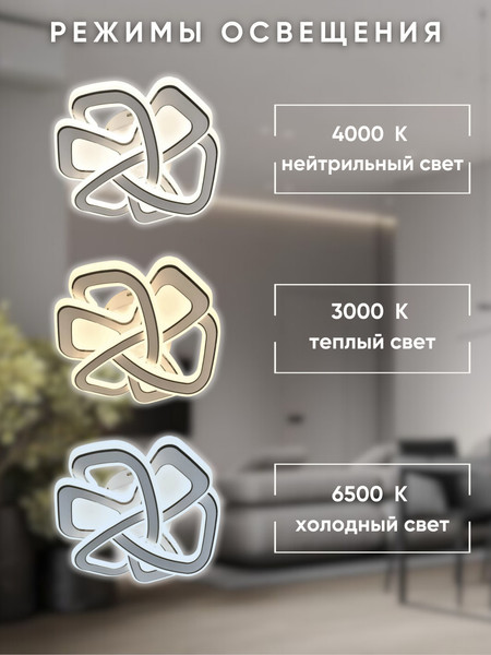 Изображение товара Люстра Aitin-Pro X60008/3 (белый)