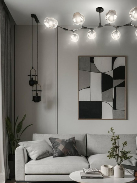 Изображение товара Люстра Aitin-Pro НПБ 02-8x60-105 / 4572/8B (черный)