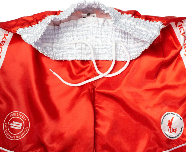 Изображение товара Шорты для бокса BoyBo Knock Out IK-33 Для кикбоксинга (L, красный)