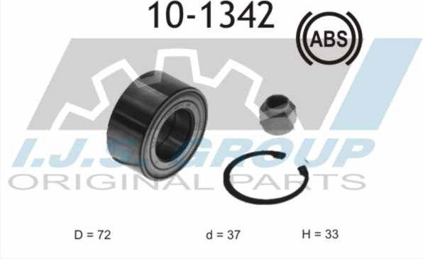Изображение товара Подшипник ступичный IJS 10-1342