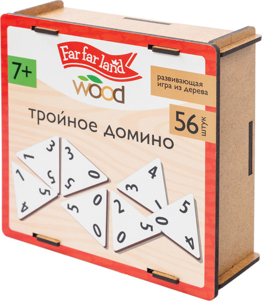 Изображение товара Домино Десятое королевство Тройное домино / 05611