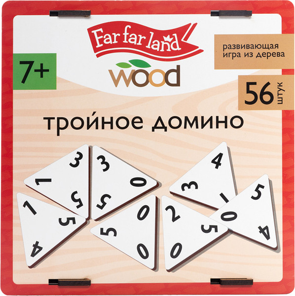 Изображение товара Домино Десятое королевство Тройное домино / 05611