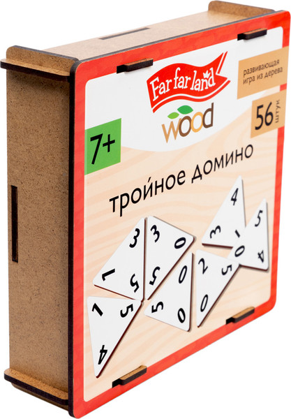 Изображение товара Домино Десятое королевство Тройное домино / 05611