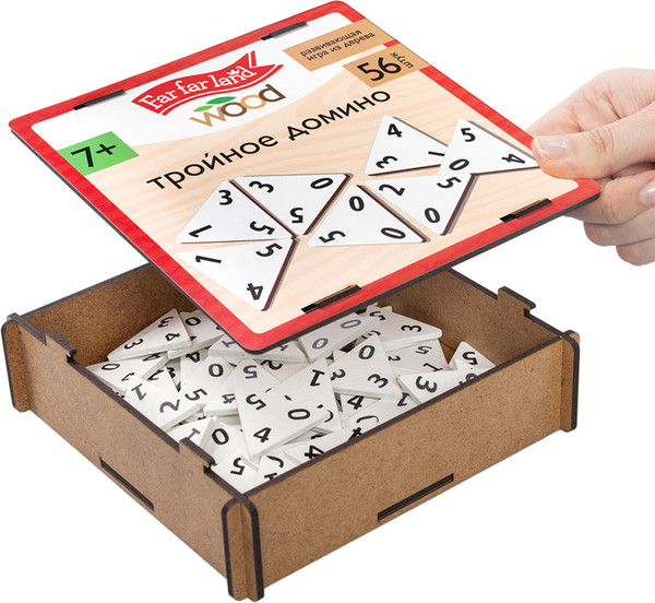 Изображение товара Домино Десятое королевство Тройное домино / 05611