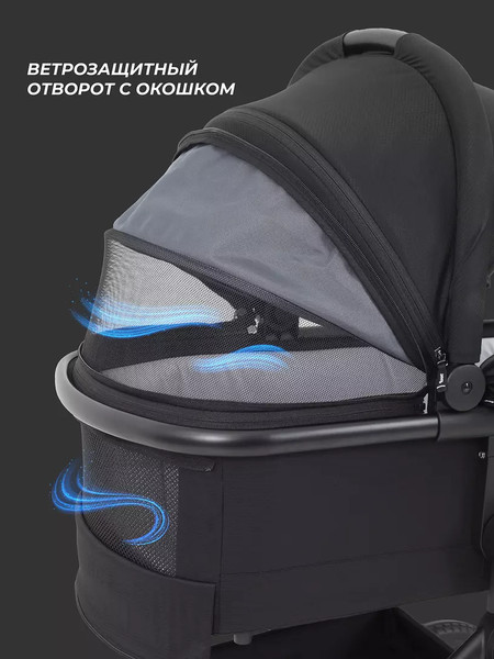 Изображение товара Детская универсальная коляска Rant Moss 2 в 1 / RA321 (Black)