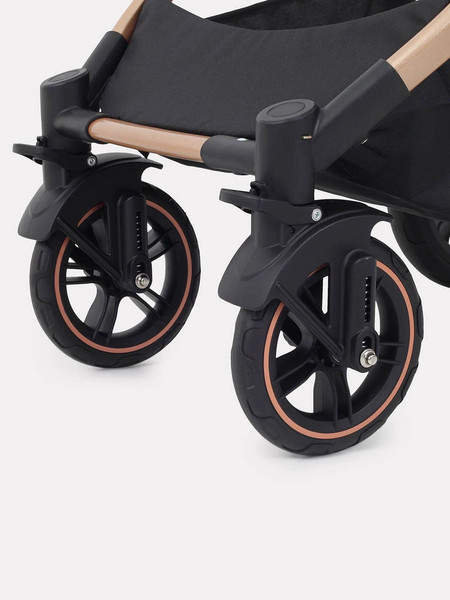 Изображение товара Детская универсальная коляска MOWbaby Jasper 3 в 1 / MB022 (Gold Black)