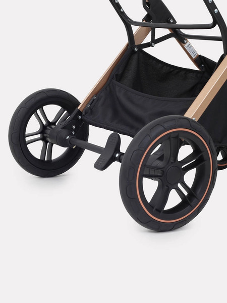 Изображение товара Детская универсальная коляска MOWbaby Jasper 3 в 1 / MB022 (Gold Black)