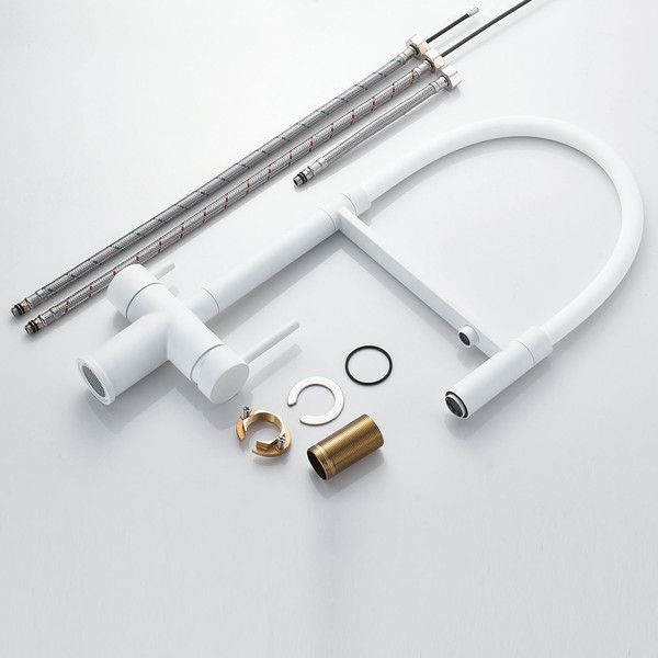 Изображение товара Смеситель Shevanik S178C (белый)