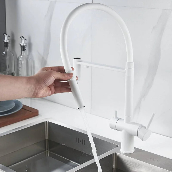 Изображение товара Смеситель Shevanik S178C (белый)