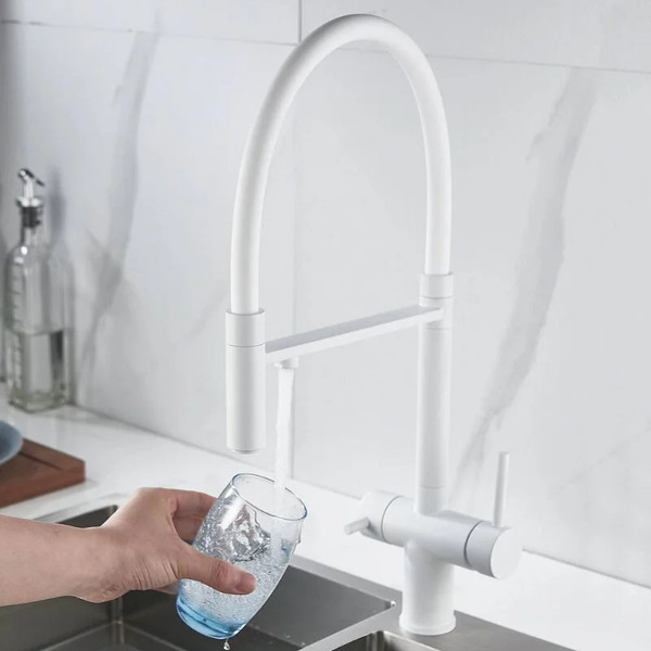 Изображение товара Смеситель Shevanik S178C (белый)