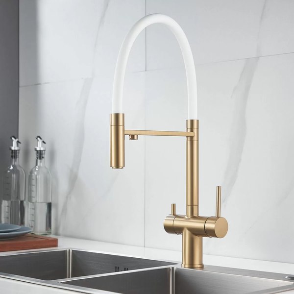 Изображение товара Смеситель Shevanik S178G (золотой сатин)