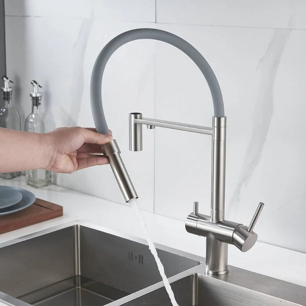 Изображение товара Смеситель Shevanik S178L (сатин)