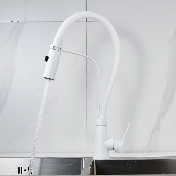 Изображение товара Смеситель Shevanik S943C-1 (белый)