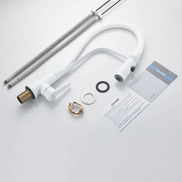 Изображение товара Смеситель Shevanik S943C-1 (белый)