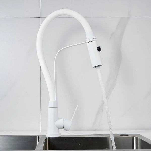 Изображение товара Смеситель Shevanik S943C-1 (белый)