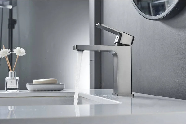 Изображение товара Смеситель Shevanik S9701T (оружейная сталь)