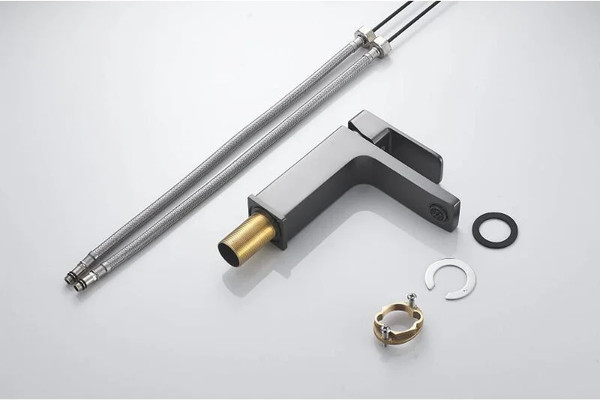 Изображение товара Смеситель Shevanik S9701T (оружейная сталь)