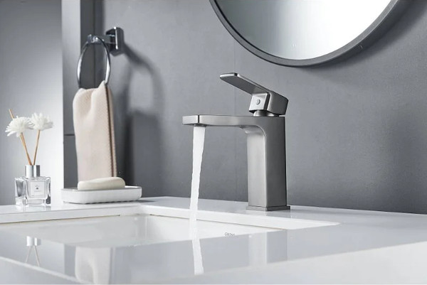 Изображение товара Смеситель Shevanik S9701T (оружейная сталь)