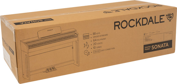 Изображение товара Цифровое фортепиано Rockdale Sonata White