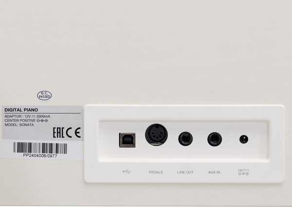 Изображение товара Цифровое фортепиано Rockdale Sonata White