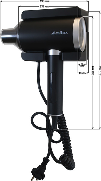 Изображение товара Фен настенный Ksitex F-2000B JET