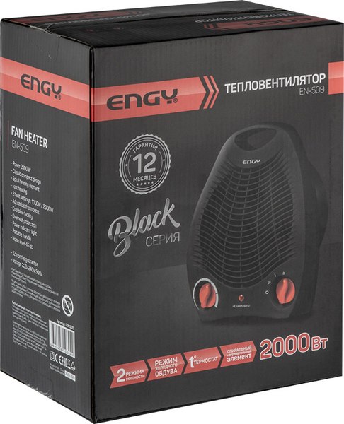 Изображение товара Тепловентилятор Engy EN-509 (черный)