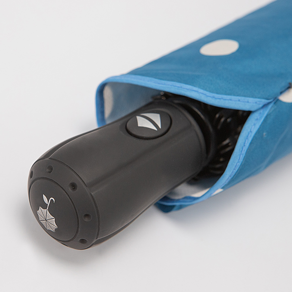 Изображение товара Зонт складной Rain Berry 734-23331.1 (голубой/горох)