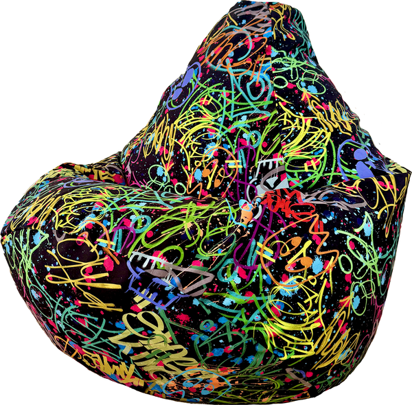 Изображение товара Бескаркасное кресло Flagman Груша Макси XXL Г2.5-341 (Graffiti)