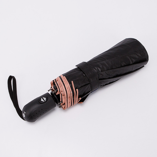 Изображение товара Зонт складной Rain Berry 734-23335.2 (черный/пудровый)