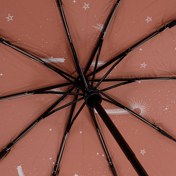 Изображение товара Зонт складной Rain Berry 734-23335.2 (черный/пудровый)