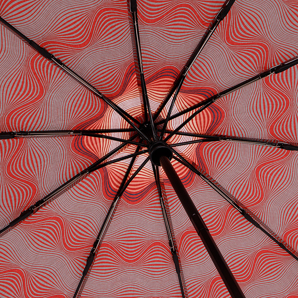 Изображение товара Зонт складной Rain Berry 734-23338.2 (оранжевый/волны)