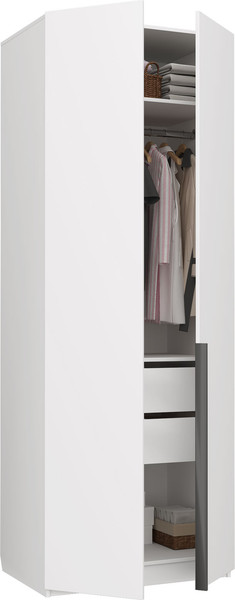 Изображение товара Шкаф Аквилон Чарли №22 2-х створчатый (белое сияние)