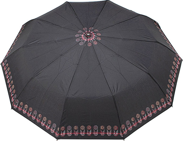 Изображение товара Зонт складной Rain Berry 734-23588.2 (черный/узор)