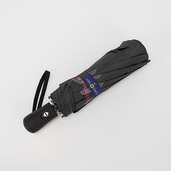 Изображение товара Зонт складной Rain Berry 734-23588.2 (черный/узор)