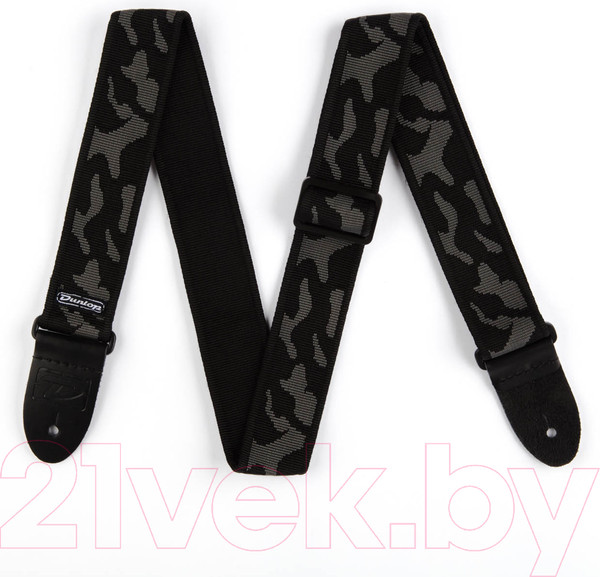 Изображение товара Ремень для гитары Dunlop Manufacturing D38-11GY Strap Flambe-Grey