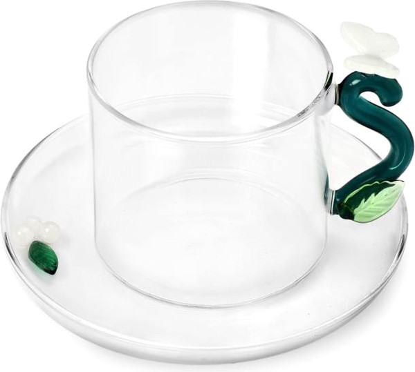 Изображение товара Чашка с блюдцем Ichendorf Milano Fruits & Flowers 09352197 (бабочка)