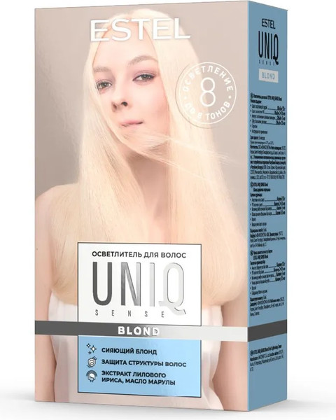 Изображение товара Крем-краска для волос Estel Uniq Sense (125мл, Blond)