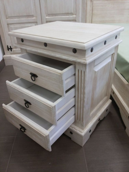 Изображение товара Прикроватная тумба ФанДОК Викинг 02 Ф-181.07 (белый)